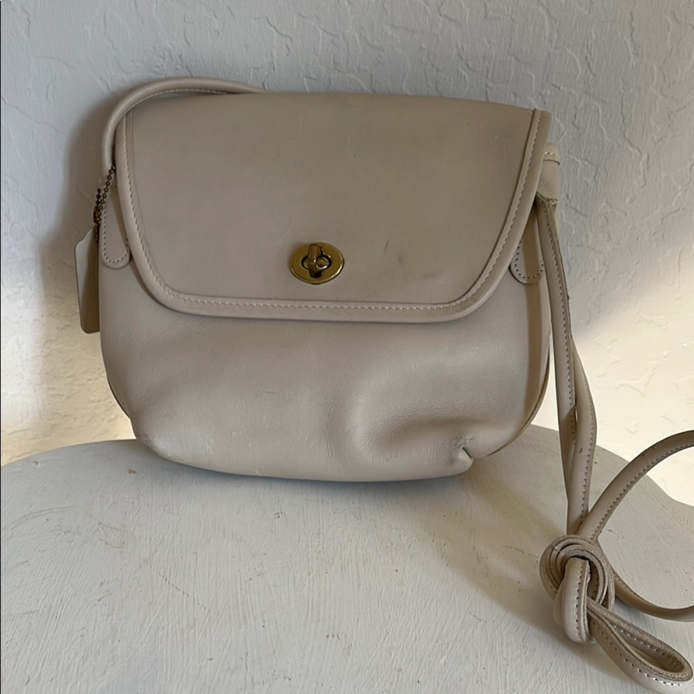 Coach Cream Shoulder Bag